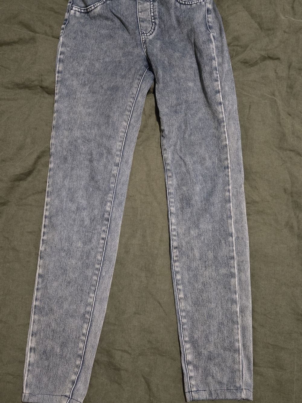 Uniqlo Skinny Jeans in Washed Light Blue